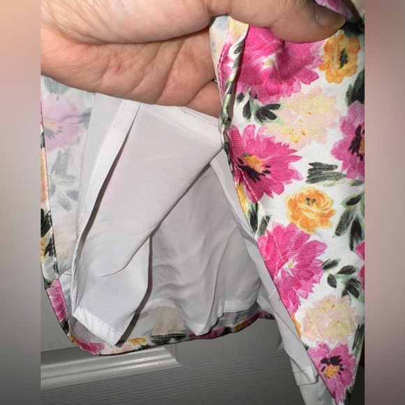 🌸 NWT! Micas Satin Floral Mini Dress - Picture 8 of 8